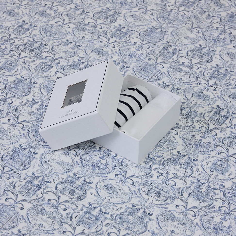 Brief Jolie - Marine Stripe & Milk Frais